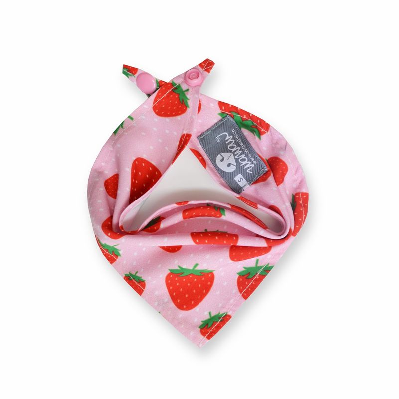 WAWAW - Pañoleta para perro talla S Sub Rosa Fresas