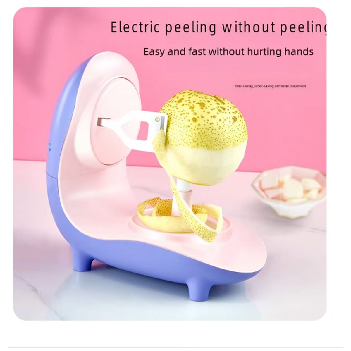 GENERAL - Pelador De Frutas Automatico Eléctrico Cortador  de Verduras