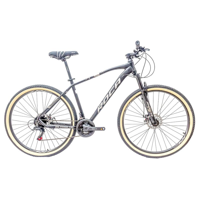 ROCA - Bicicleta Roca Prado 2025 Aluminio R29 140 Negro Plateado S