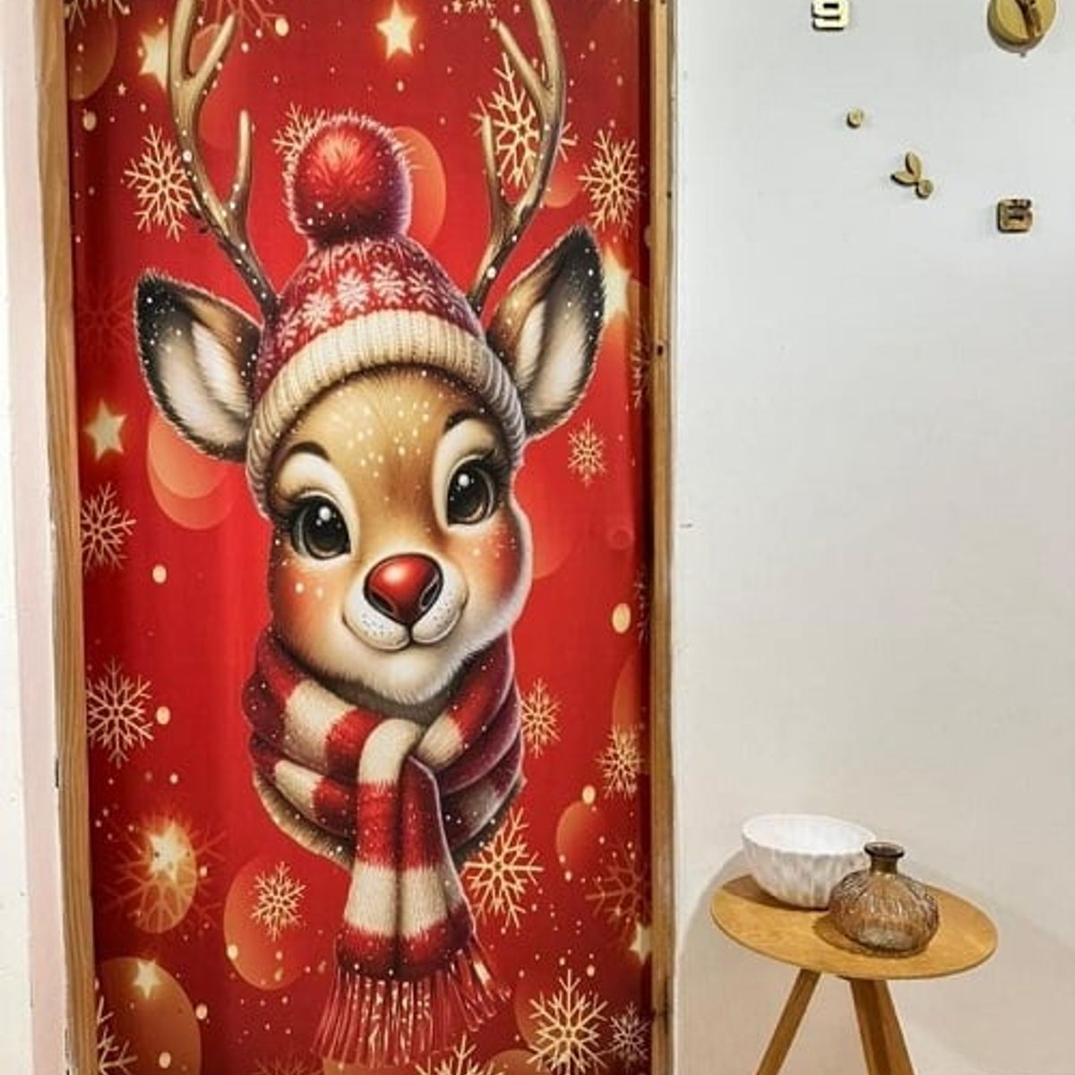 GENERICO - FORRO DE PUERTA DECORACION DE NAVIDAD