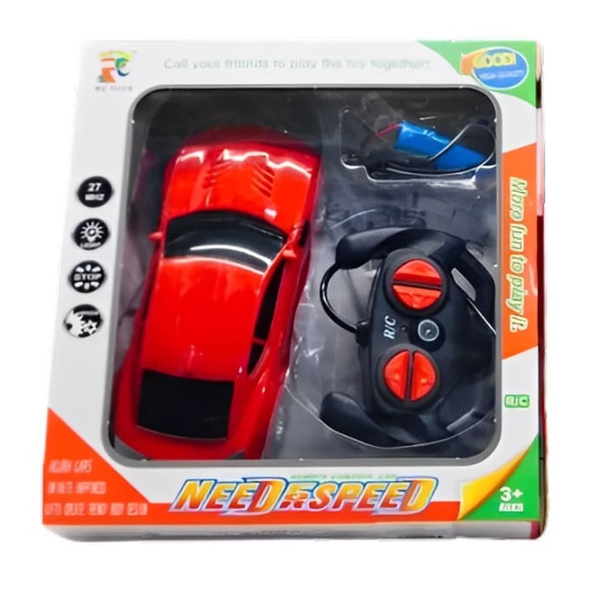 JUGANDO Y EDUCANDO - Juguete Carro Control Remoto Need For Speed Para Niños