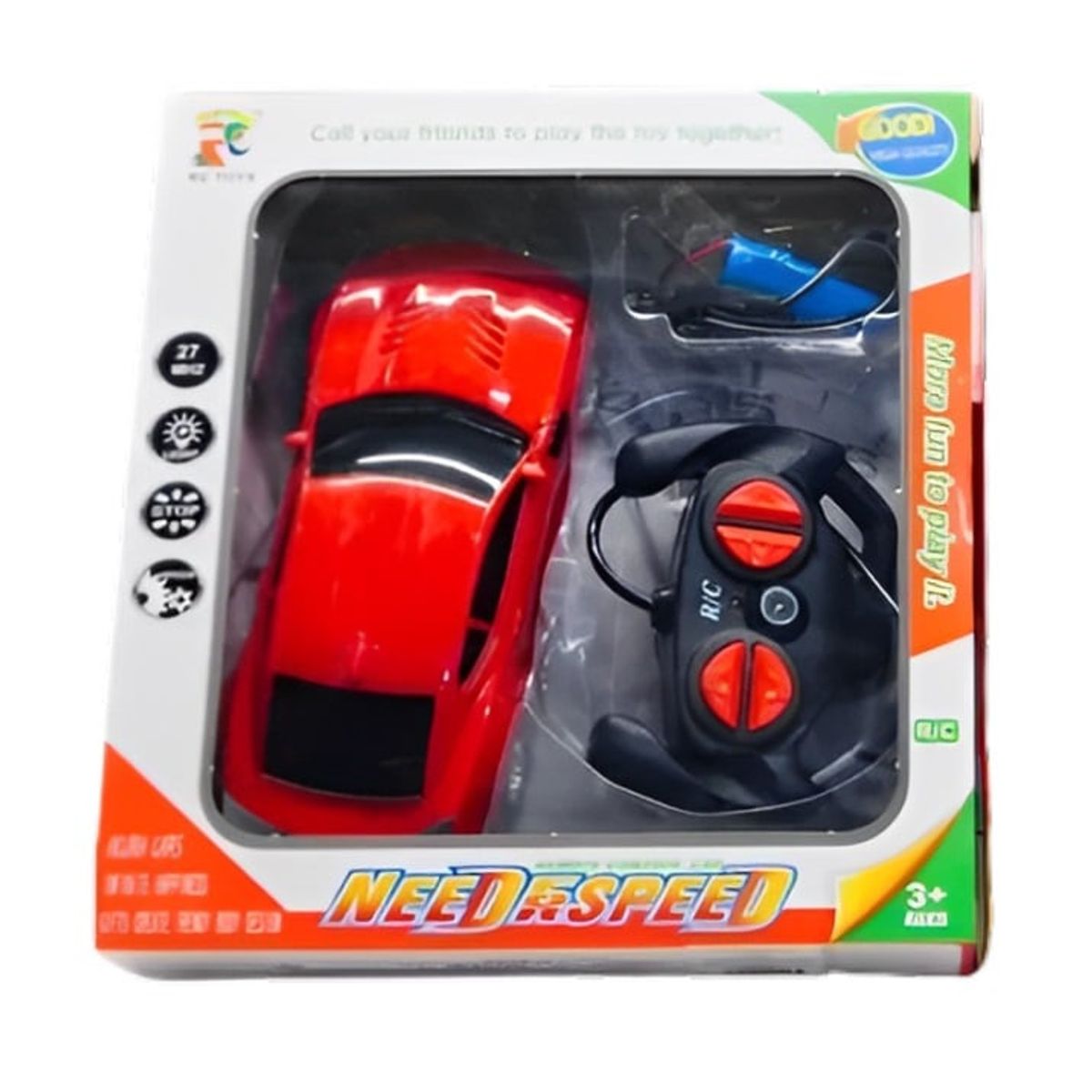 JUGANDO Y EDUCANDO - Juguete Carro Control Remoto Need For Speed Para Niños