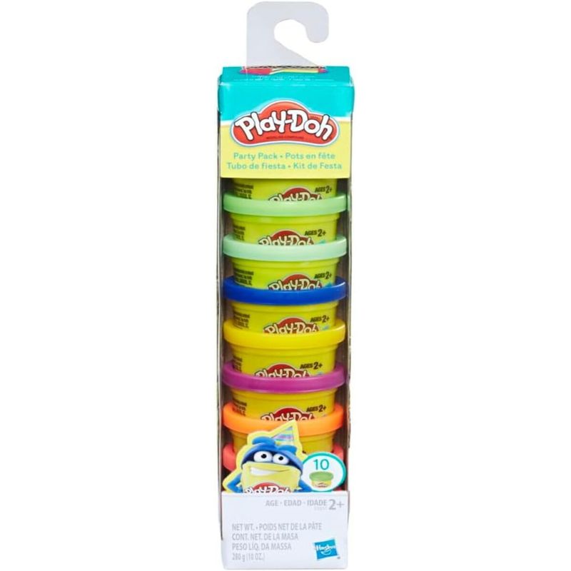 JUGANDO Y EDUCANDO - Juego Plastilina Play-doh Mini Party 10 Unidades Para Niños