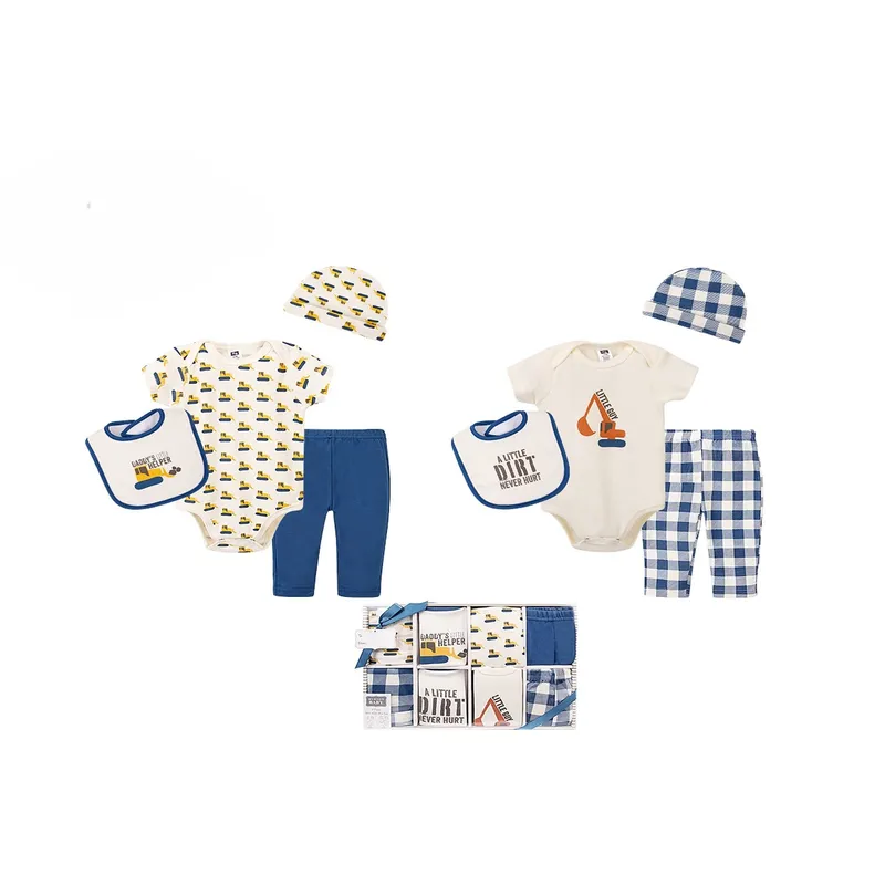 HUDSON - Regalo Para Baby Shower Ropa Para Bebe Set X2 Conjuntos Body