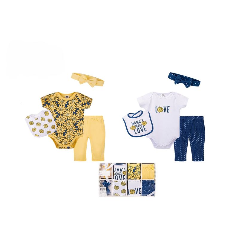 HUDSON - Regalo Para Baby Shower Ropa Para Bebe Set X2 Conjuntos Body