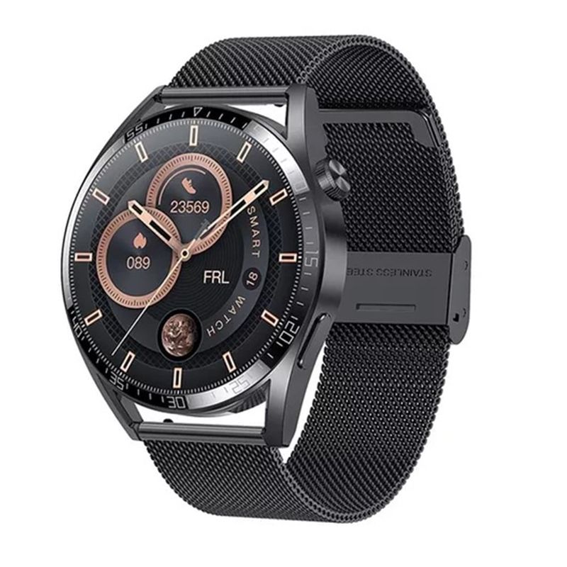 WIWU - SmartWatch Wiwu SW02 con Biometría IP68 Pantalla 145” IPS Negro