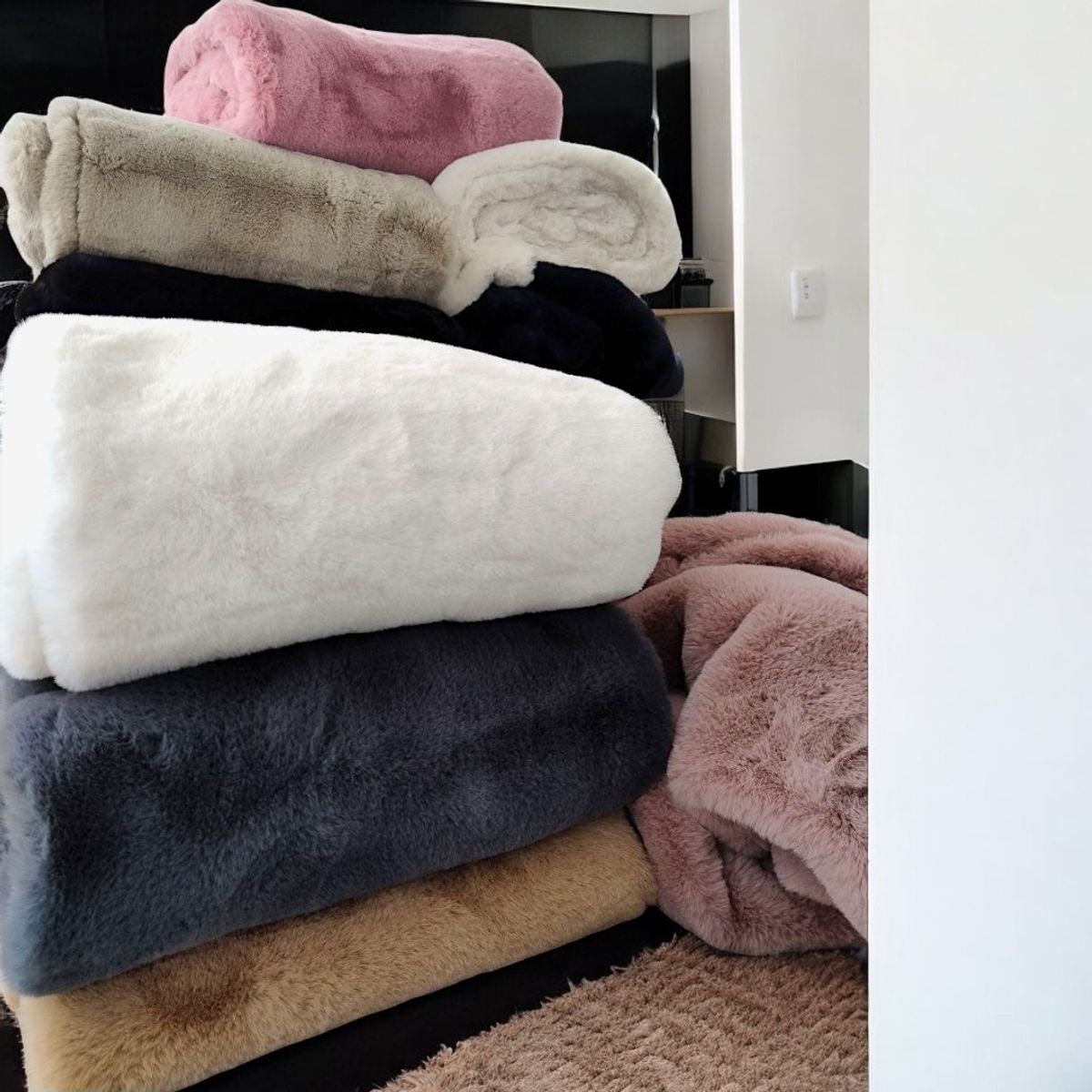 BANZAY - MANTA NORDICA COLOR CREMA MATIZADO