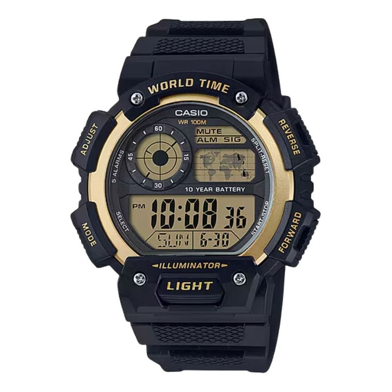CASIO - Reloj Casio Modelo AE-1400WH-9A Diseño Deportivo