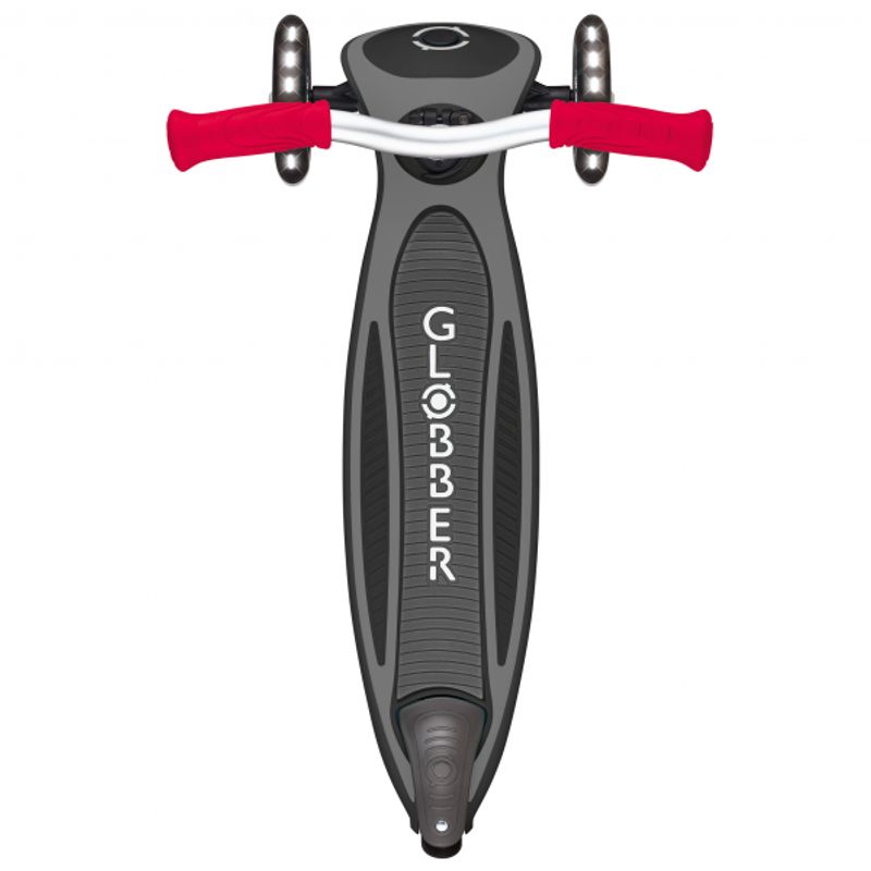 GLOBBER - PATINETA MASTER LUCES LED - NEGROROJO
