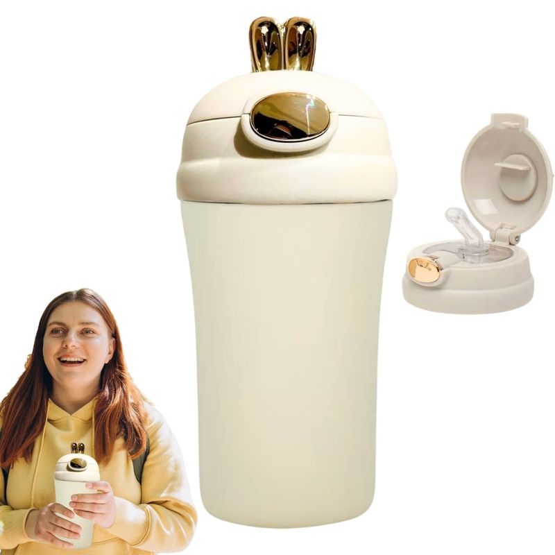GENERICO - Termo Térmico Infantil Para Niñas En Acero Inoxidable 400 Ml