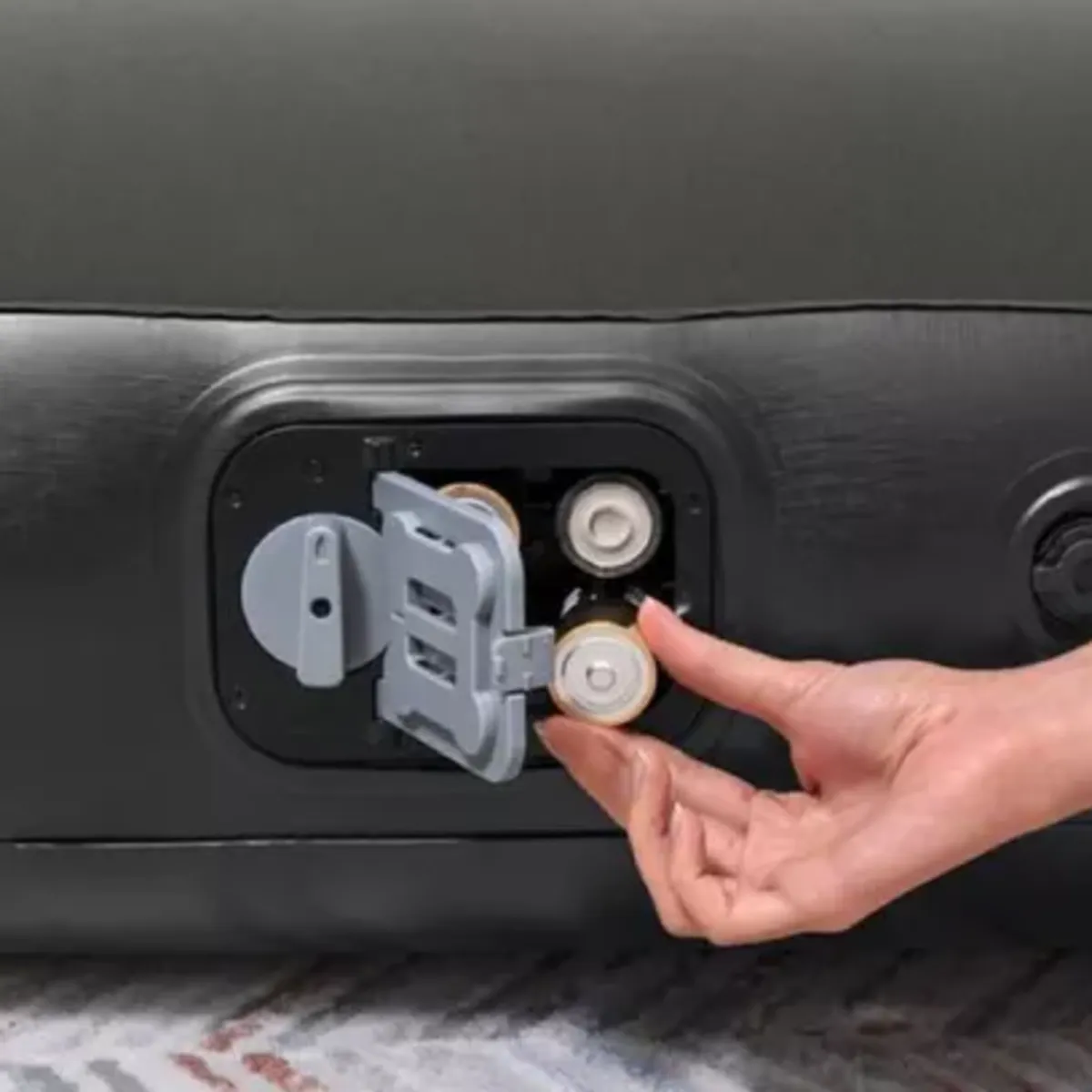 BESTWAY - Colchón De Aire Doble Con Bomba Integrada Bestway