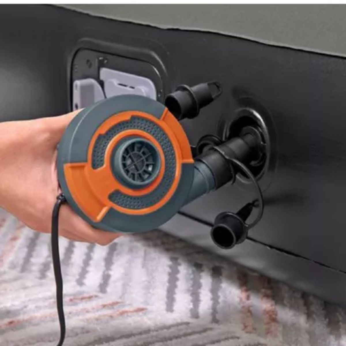 BESTWAY - Colchón De Aire Doble Con Bomba Integrada Bestway