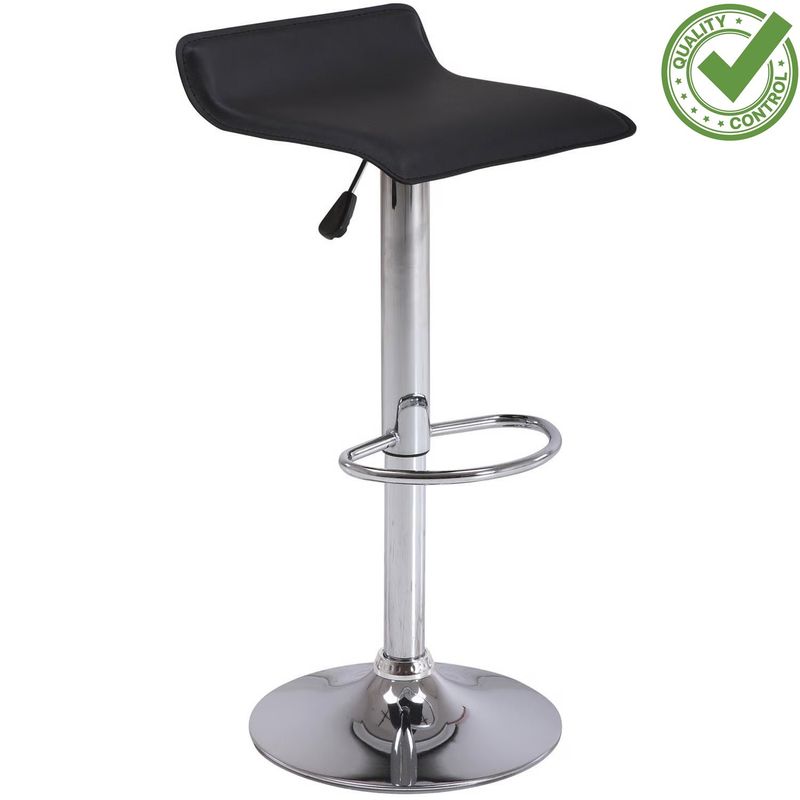 ONE PIXEL - Silla Alta Bar Comedor Giratorio Importado Negro One Pixel