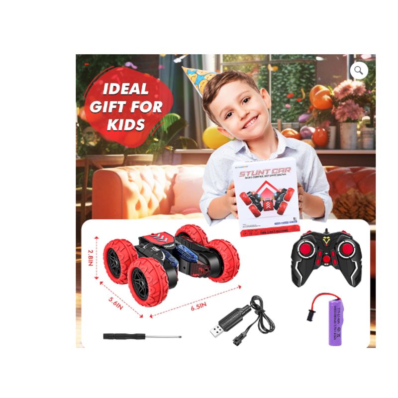 GENERICO - Carro Control Remoto Stunt Car Led Para Niños