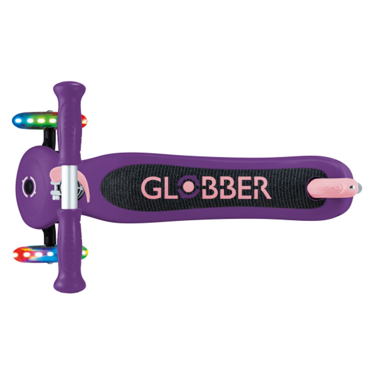 GLOBBER - PATINETA PRIMO NO PLEGABLE MORADAROSADA - LLANTAS LUCES LED