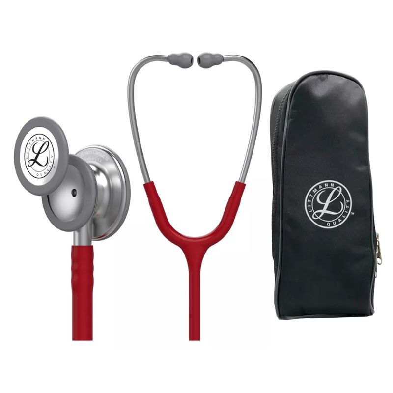 LITTMANN - Fonendoscopio Littmann Classic 3 Burgundy ref. 5627 + Estuche Lona