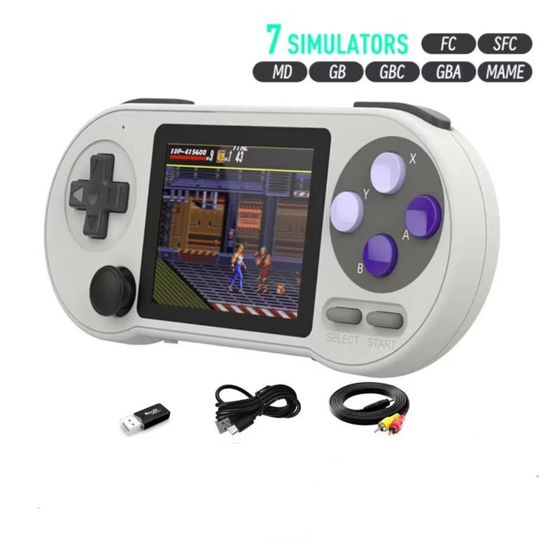 GENERICO - Consola De Videojuegos Portátil 6000 Juegos Mini Consola Retro