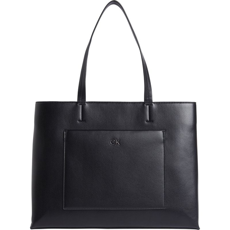 CALVIN KLEIN - Cartera negra tote medium daily Calvin Klein