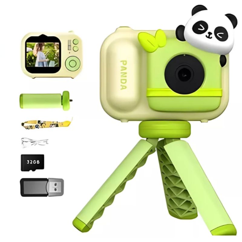 ONE PIXEL - Cámara Digital Infantil con Diseño de Panda