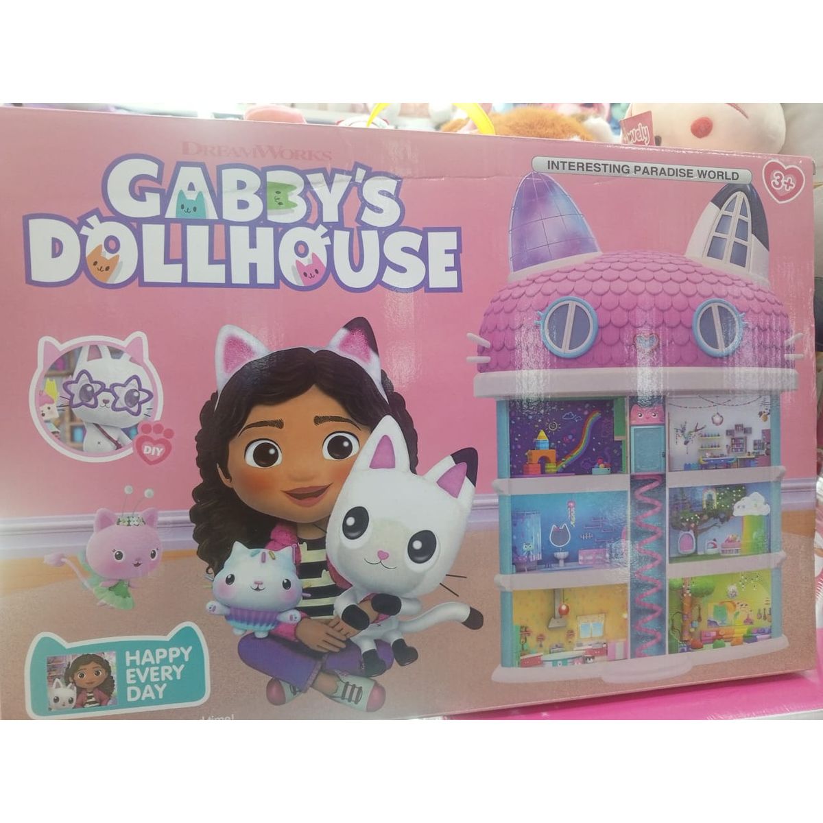 GENERICO - Casa De Muñecas La Casa De Gaby Gatos Niña