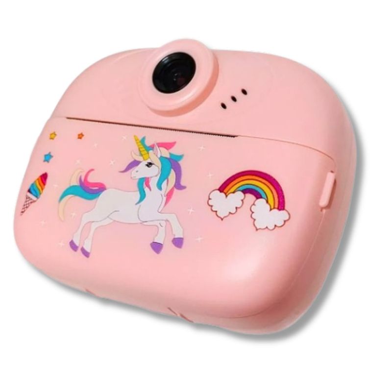 ONE PIXEL - Cámara Instantánea Infantil con Pantalla LCD Unicornio