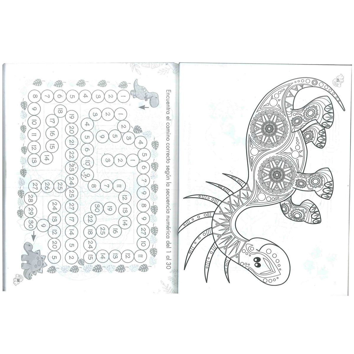 BOOKS - Super Libro Para Colorear Dinosaurios Para Niños