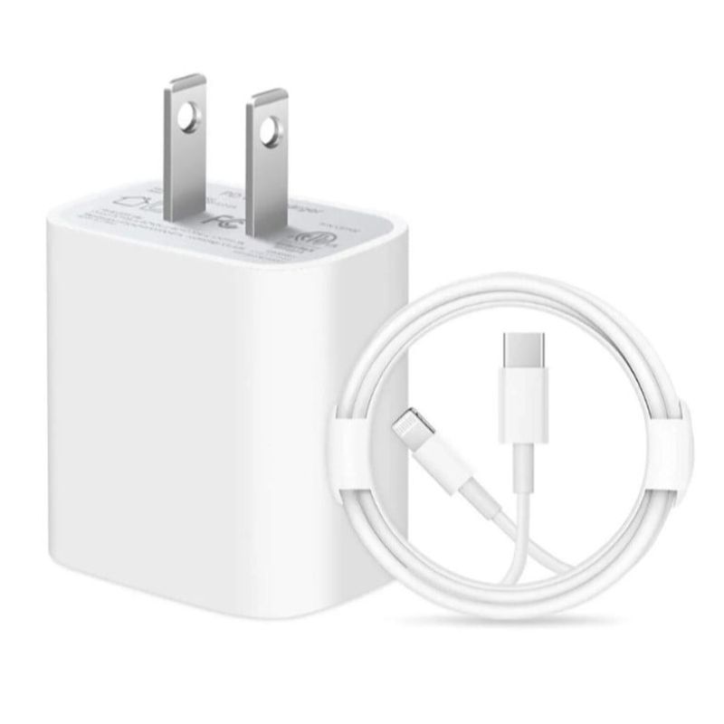 GENERICO - Cargador USB-C a Lightning 20w Smartphone Power Adapter 2024