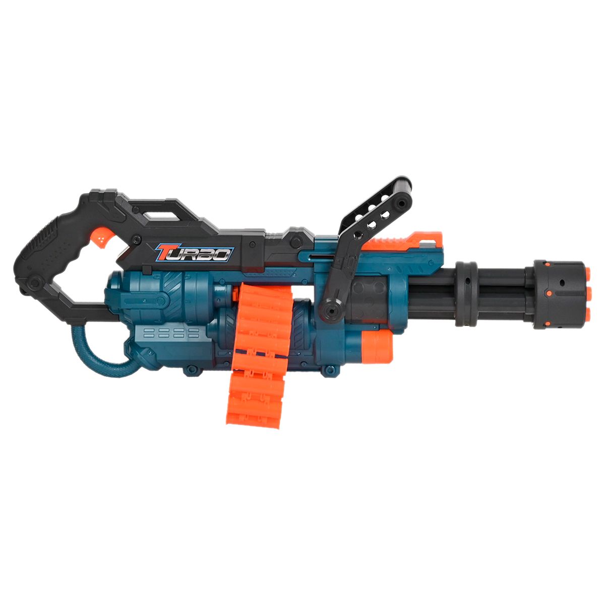 GENERICO - Pistola Minigun Ametralladora 48 Dardos Automática Turbo