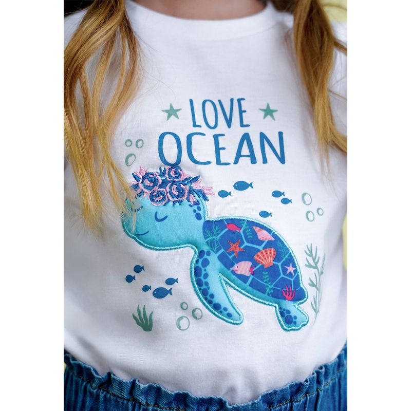 BABY PLANET - Camiseta Manga Corta Bebita