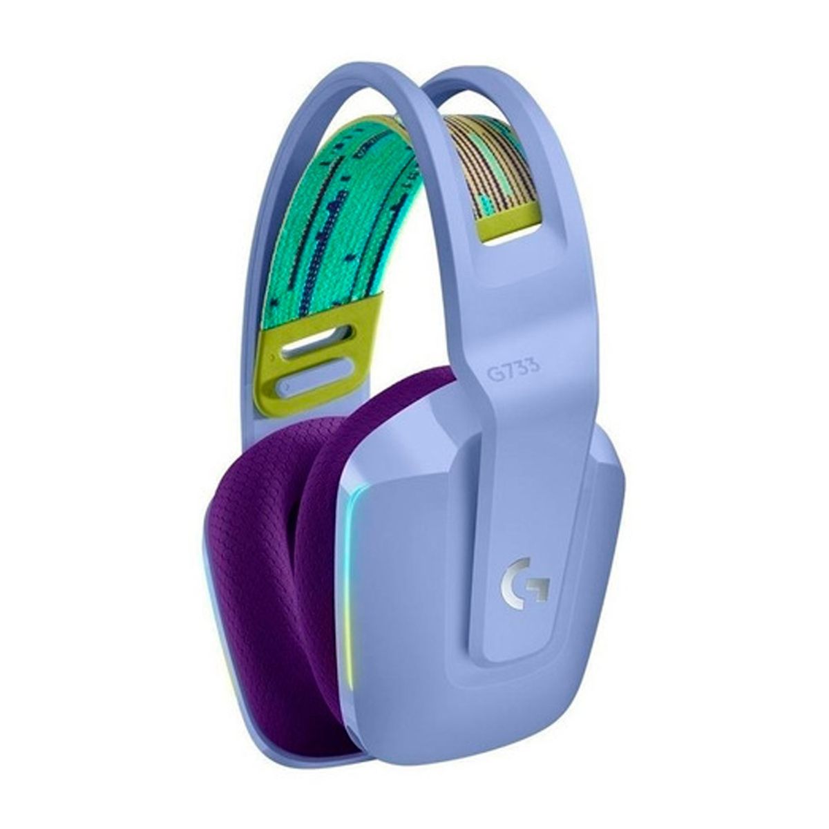 LOGITECH - Audífonos Gamer Inalámbricos Logitech G Series G733 Lila Rgb