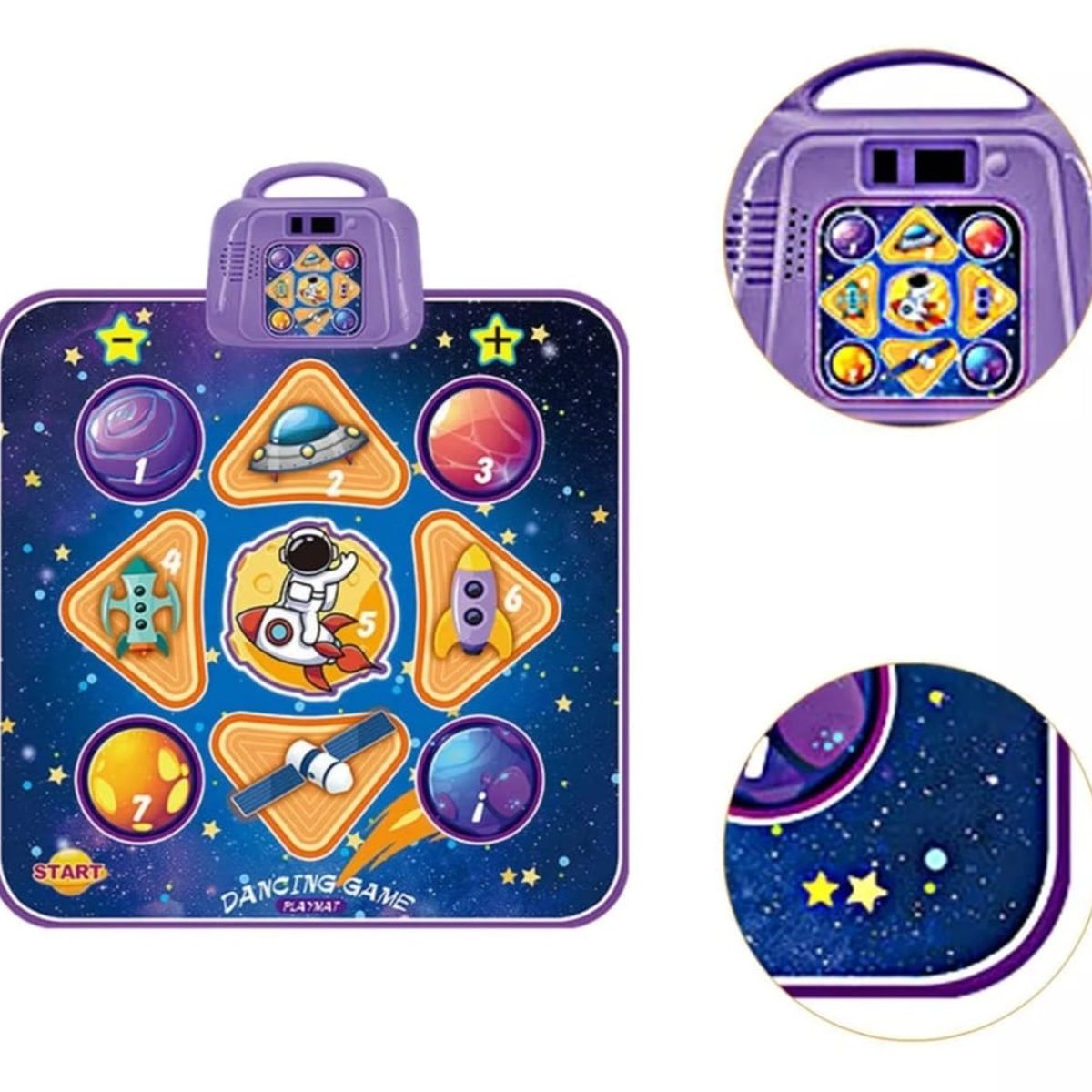 INFANTILES CAJUROMIX - Tapete de Baile Musical azul