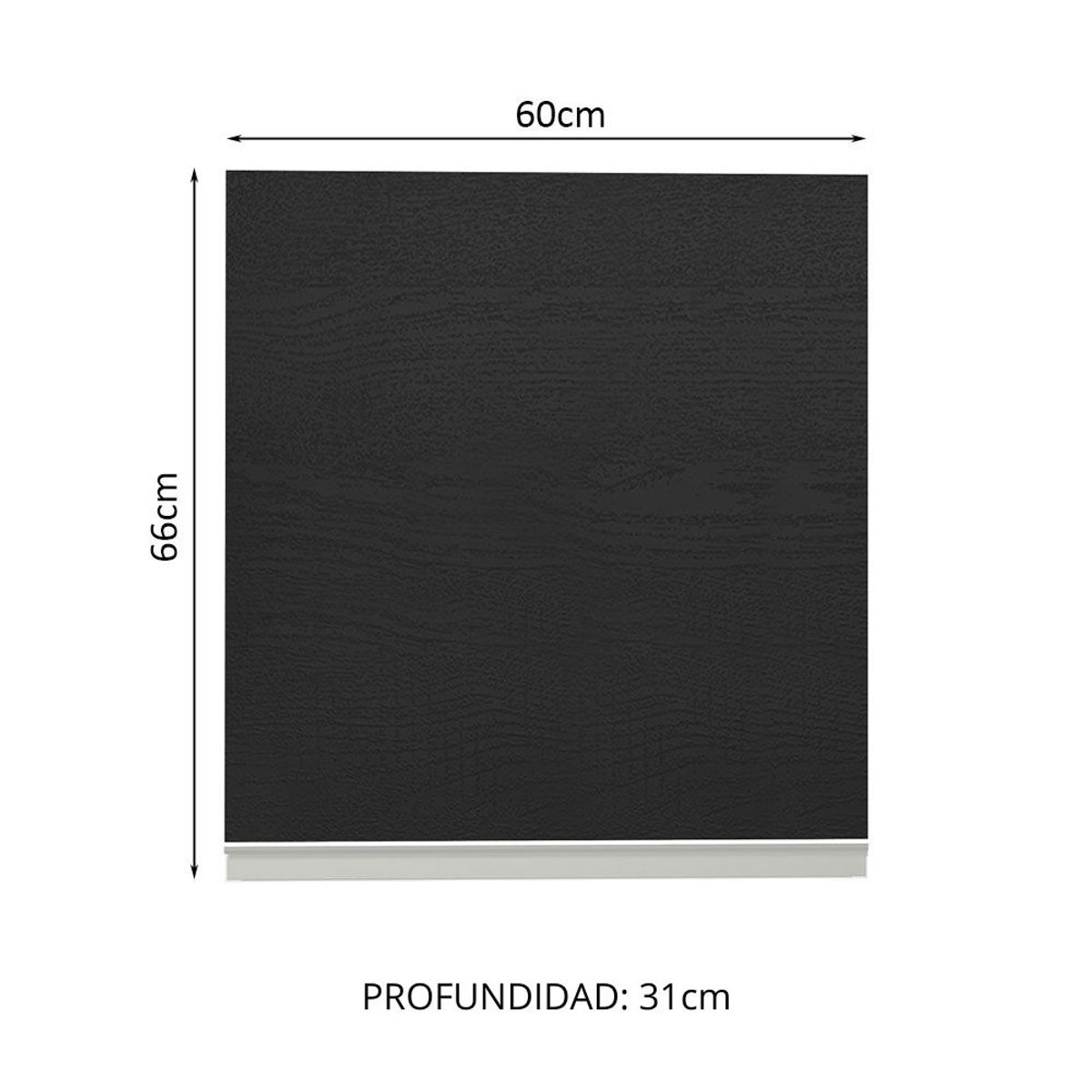 MADESA - Mueble de Cocina Superior Glamy 60 cm 1 Puerta