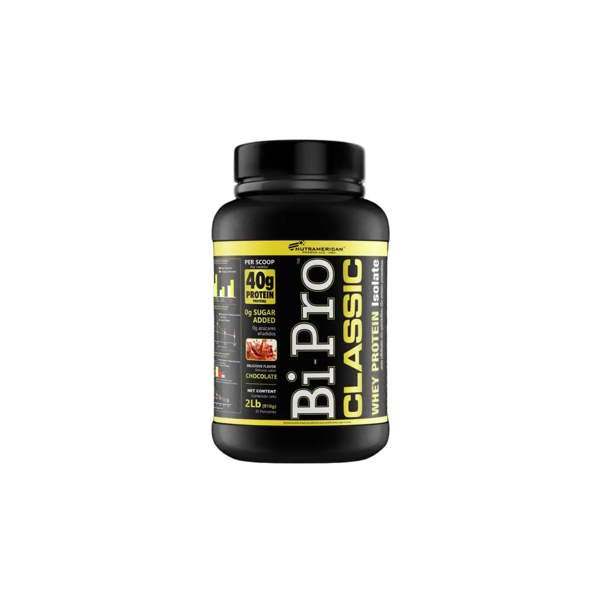 MEGAPLEX - Bipro Classic 2 Libras Proteina Limpia - Sabor Chocolate