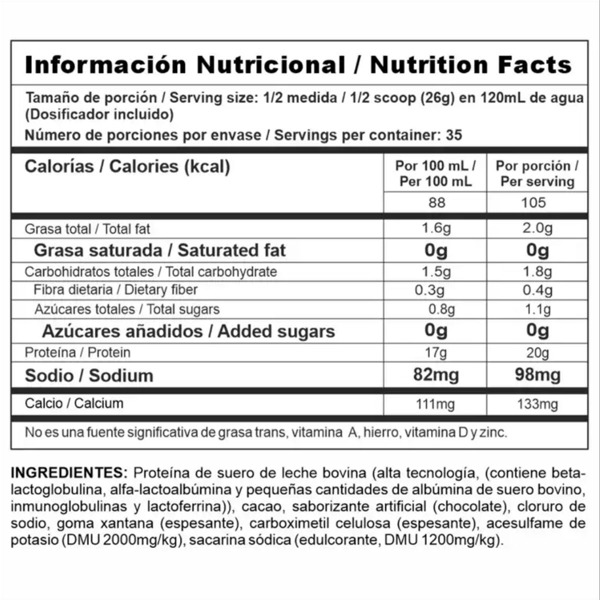 MEGAPLEX - Bipro Classic 2 Libras Proteina Limpia - Sabor Chocolate