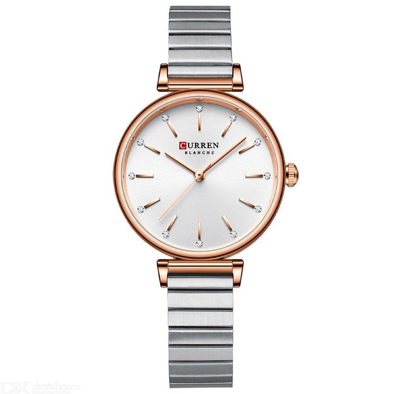 CURREN - Reloj Curren 9081 Para Mujer  Analogo Elegante de Acero