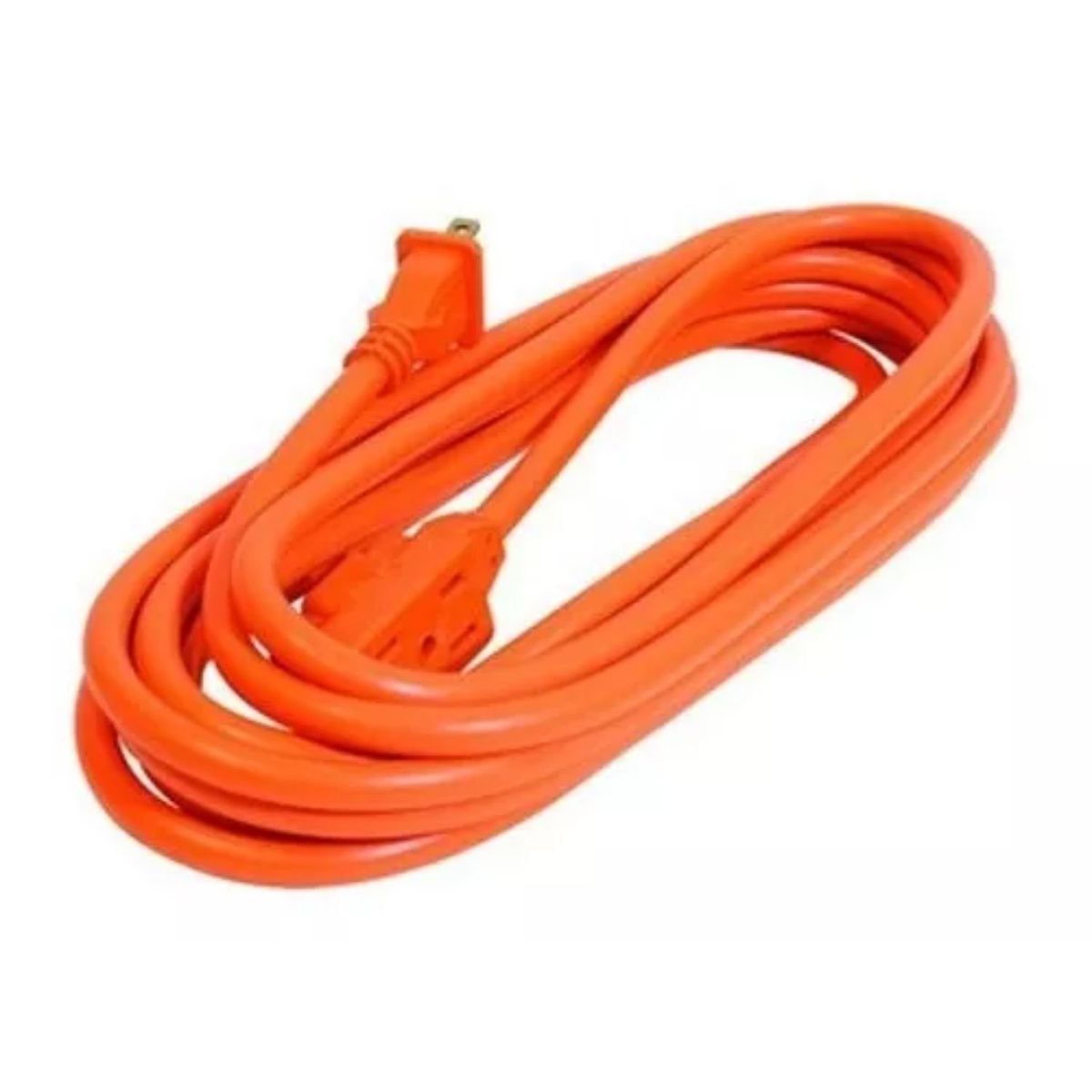 GENERICO - Extensión Eléctrica 10 Metros Uso Rudo Naranja