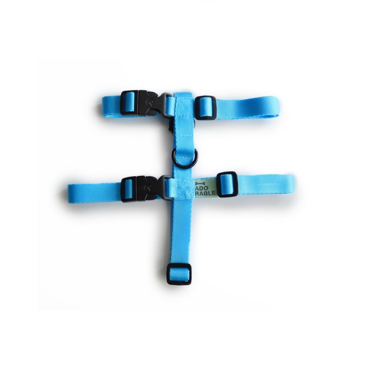 WAWAW - Arnés para perro talla L Unicolor Adorable Azul Conquistador