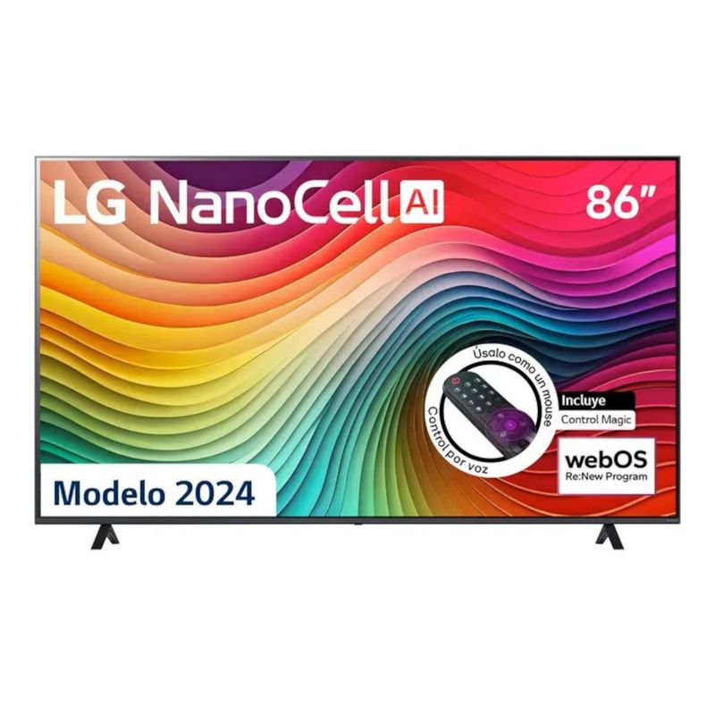 LG - Televisor  LG 86  Pulgadas 4K-UHD NanoCell Smart TV 86NANO80TSA