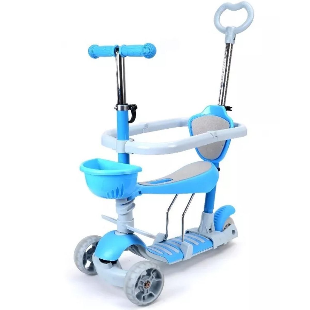 ONE PIXEL - Scooter Patin Infantil Asiento Ajustable 3 Ruedas Con Manija