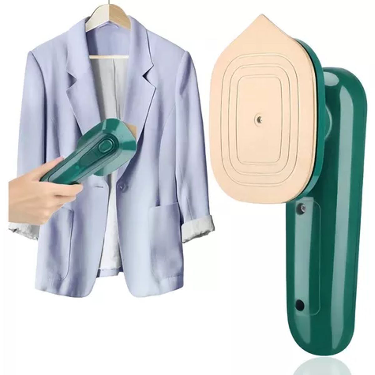 GENERICO - Plancha Para Ropa Mini Viajera Portátil Con Agua Y En Seco