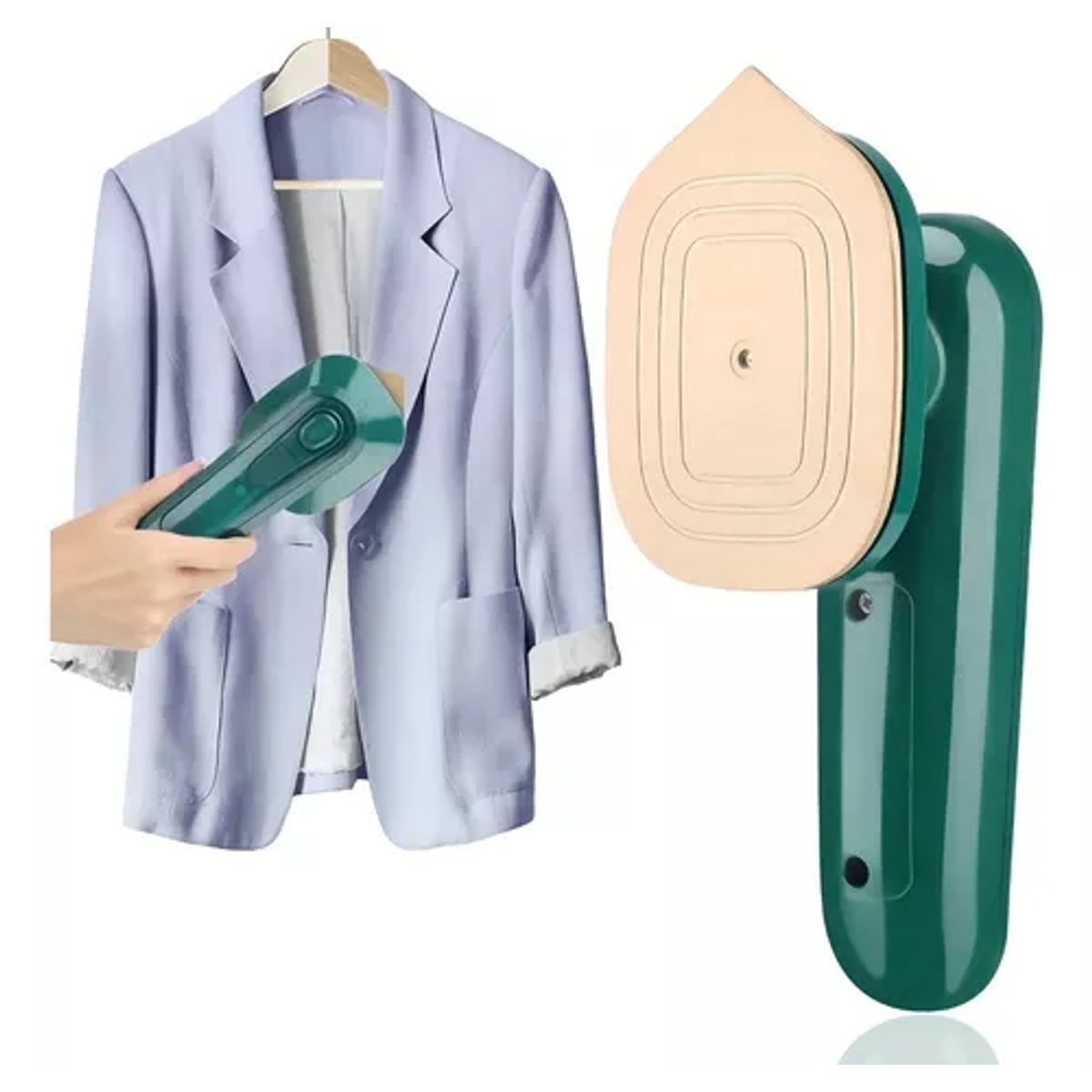 GENERICO - Plancha Para Ropa Mini Viajera Portátil Con Agua Y En Seco