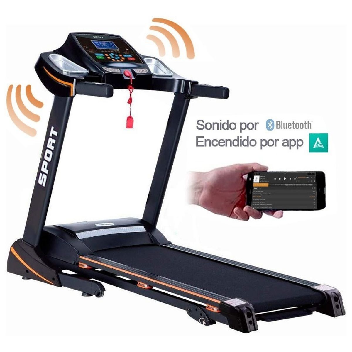 CENTURFIT - Caminadora Trotadora Electrica Pro 25hp Plegable 148Kmh..