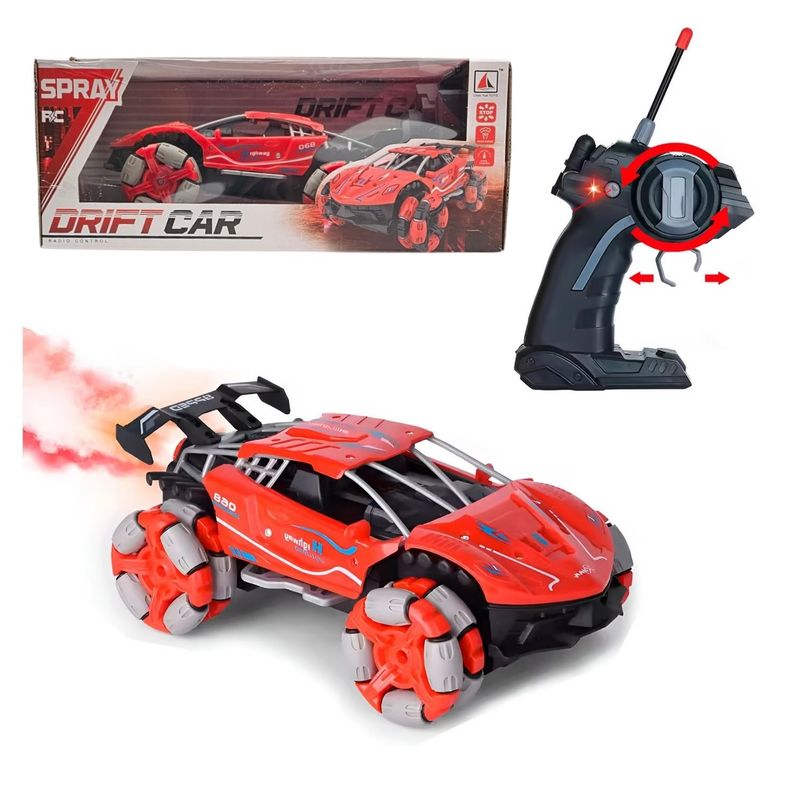 GENERAL - Carro Acrobatico Recargable Control Remoto 168T1 Rojo