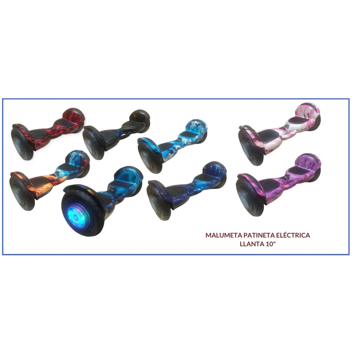 GENERICO - Malumeta Hoverboard 10 Pulgadas Bt