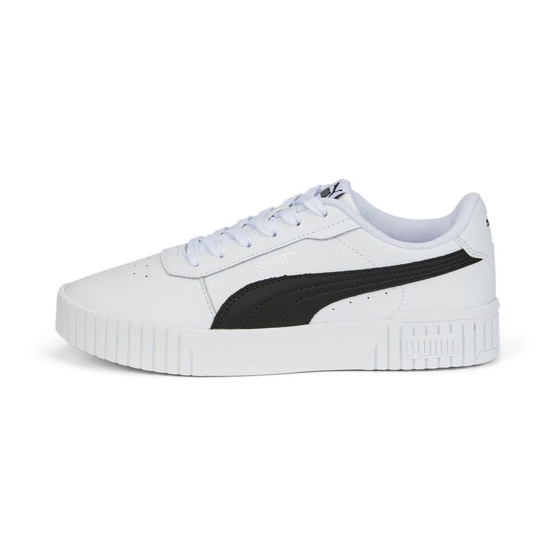 PUMA - Tenis Puma Carina 2.0 Mujer-Blanco/Negro