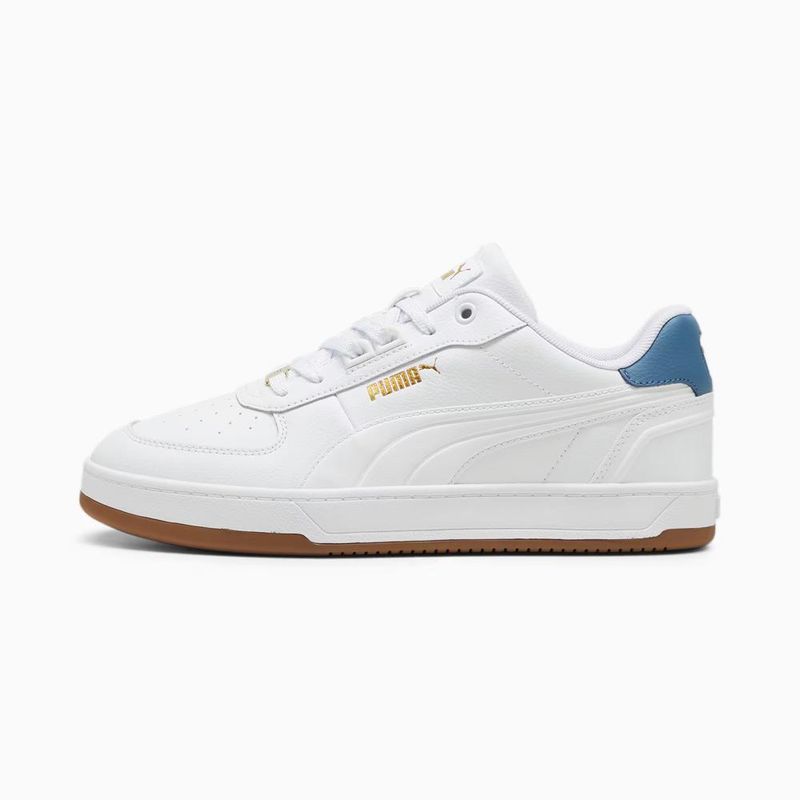 PUMA - Tenis Puma Caven 2.0 Lux-Blanco/Azul
