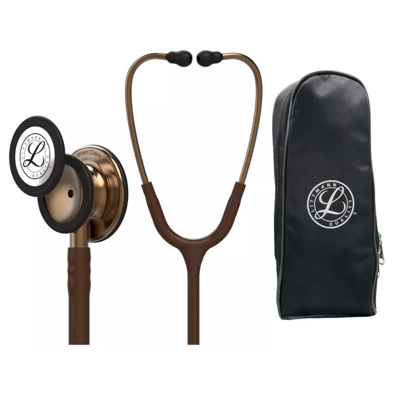 LITTMANN - Fonendoscopio Littmann Classic III Chocolate 5809 + Estuche Lona