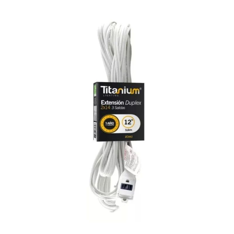GENERICO - EXTENCION ELECTRICA 3,6 BLANCO