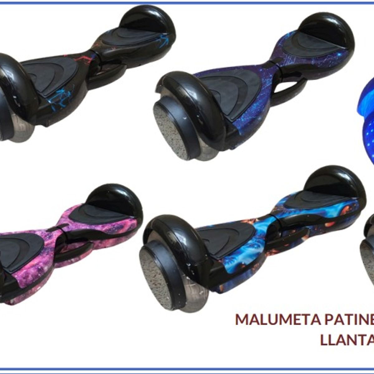 GENERICO - Malumeta Hoverboard 9 Pulgadas Bt