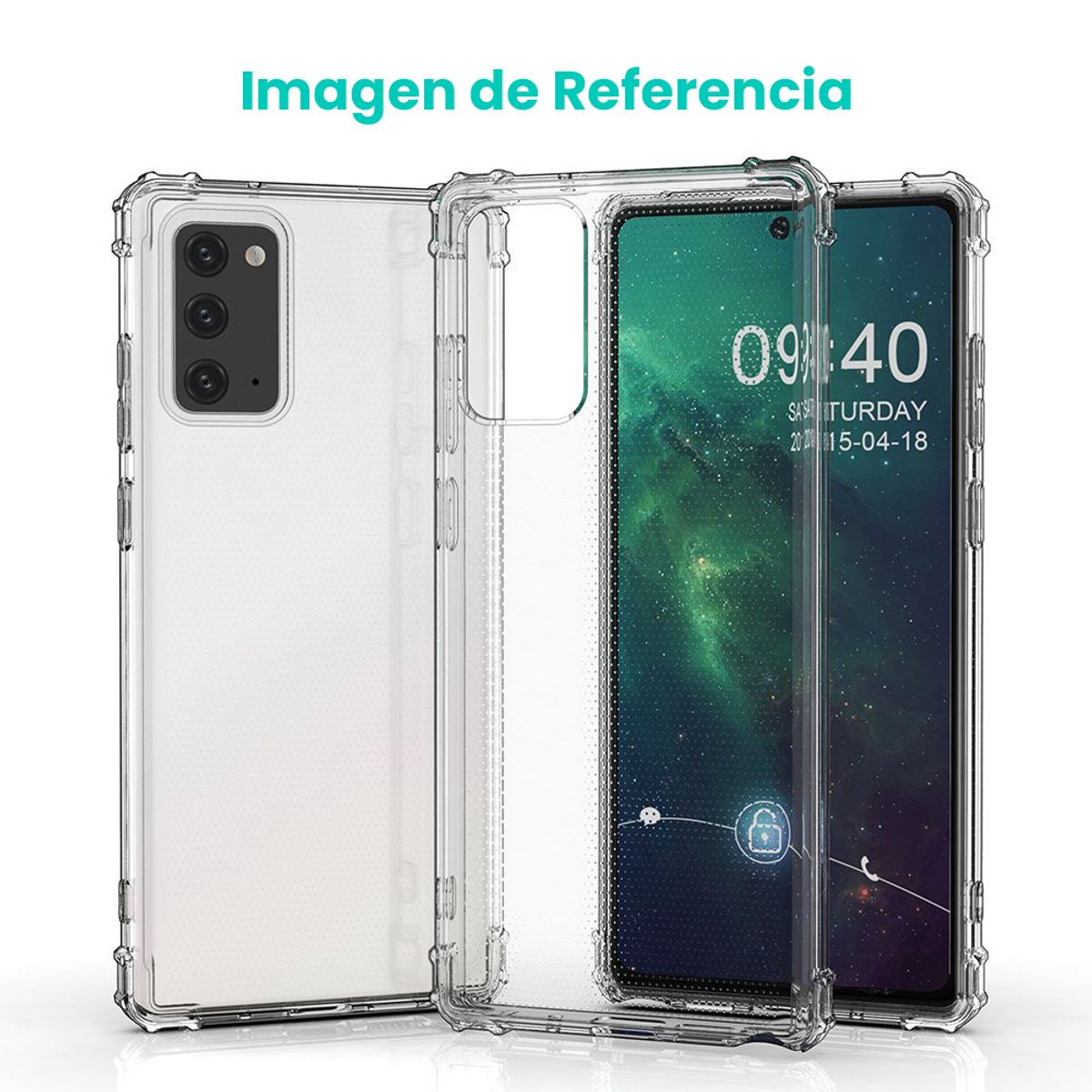 PHONETIFY - Funda Transparente Antichoque para Galaxy A30